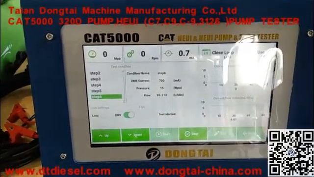 CAT5000 HEUI PUMP TESTING смотреть онлайн