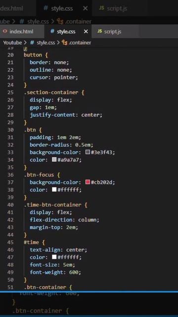 How To Make Countdown Timer | Countdown Timer | Stopwatch Html CSS JavaScript #htmlcss #html смотреть онлайн