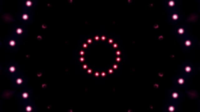 Night Disco Lights Pulsating Bright Party Light Round Neon Video Background смотреть онлайн