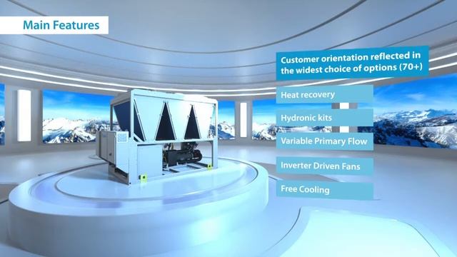 Daikin EWAT B R32 Multi Scroll Chiller смотреть онлайн