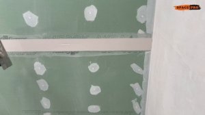 Заделка заводских стыков гипсокартона