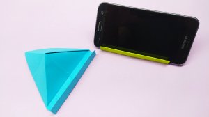 ПОДСТАВКА ДЛЯ ТЕЛЕФОНА ИЗ БУМАГИ БЕЗ КЛЕЯ.