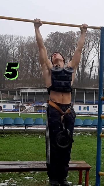 #shorts #workout #streetlifting Подтягивание с весом 28 кг (28×7). смотреть онлайн