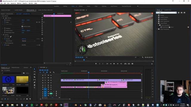 Adobe Premiere: Working on the MSI Gaming Laptop Promo Vid смотреть онлайн