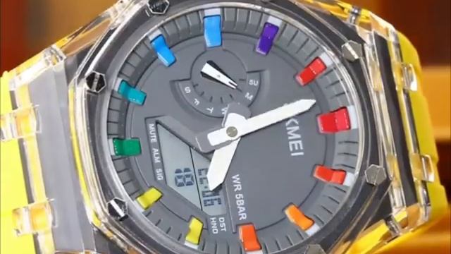 SKMEI 2100 World Time Top Model Waterproof Men Women Dual Time Sport Watch (44mm) смотреть онлайн