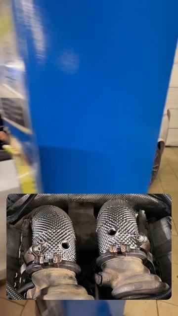 X5M F85 V8 S63 Sport Downpipes HeatShild