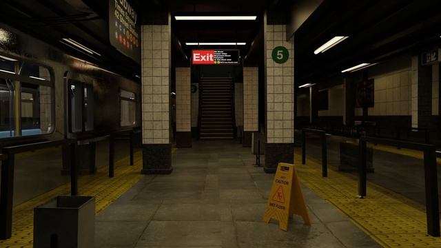 SUBWAY STATION INTERIOR Scene Animation / Blender 3.6 смотреть онлайн