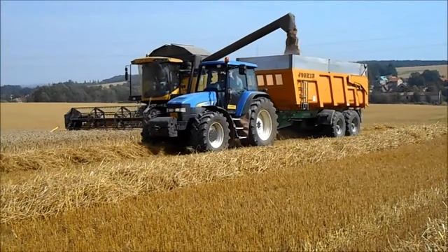 Agro Sumak a.s.-New Holland CX 6080 [pšenice 2013] /HD/ смотреть онлайн