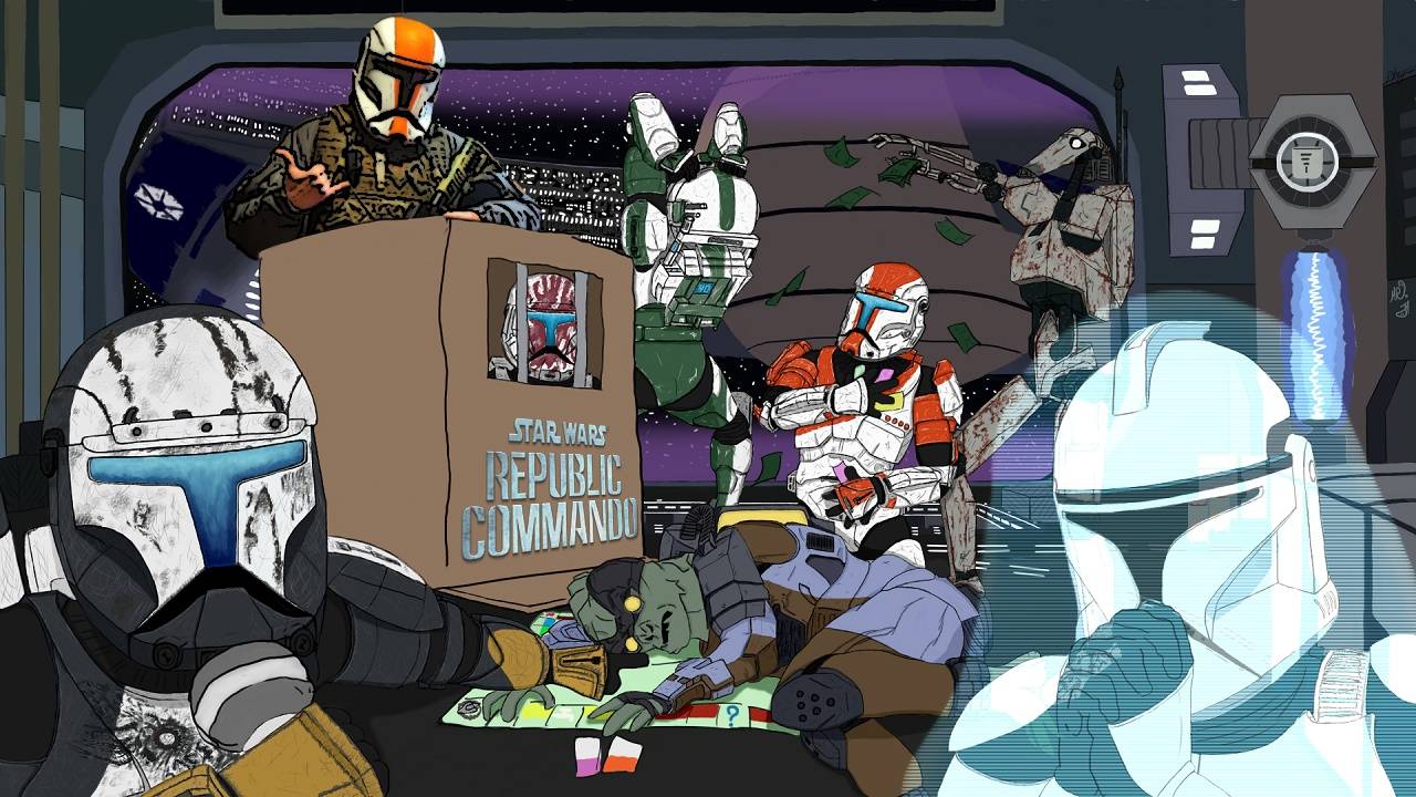 Republic Commando. Играем РК, тестим Рутубе.