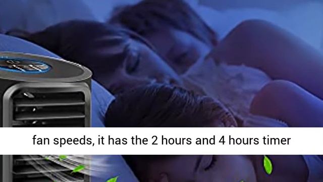 Portable Air Conditioner Fan, 2021NEW Personal Air Conditioner with 7 Colors Light, Quiet Mini Air смотреть онлайн