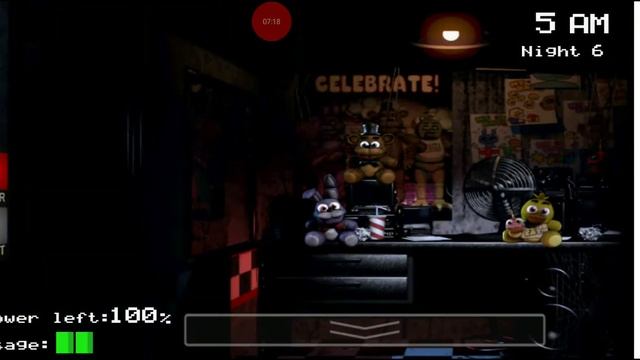 Пришёл шестую и седьмую её ночь Во fnaf один с багом смотреть онлайн