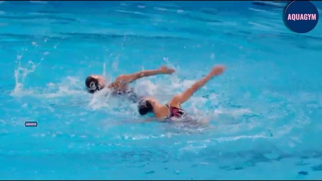 NOEMI CATHARINA BUCHEL - NADINA MARIA KLAUSER | Artistic Swimming Women Championships 2022 смотреть онлайн