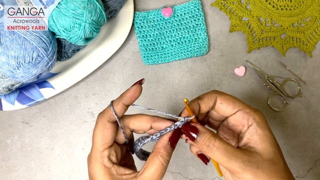 30 mins Super Quick project | MiniPouch | Beginner Friendly | Jeans Yarn | Heartbeats Yarns #YTGANG смотреть онлайн