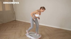 Жиросжигающая тренировка на виброплатформе ERGONOVA для продвинутых