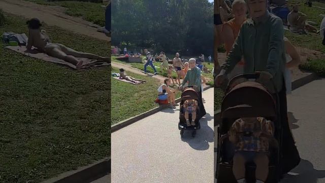 Прогулка в филевском парке.Парк Фили. смотреть онлайн