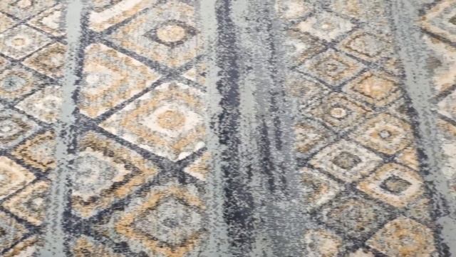 Osiris Blue Contrast Tribal Diamond Vintage Rug by Ozark Home смотреть онлайн