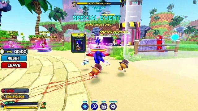 новый Скин в sonic Speed Simulator смотреть онлайн