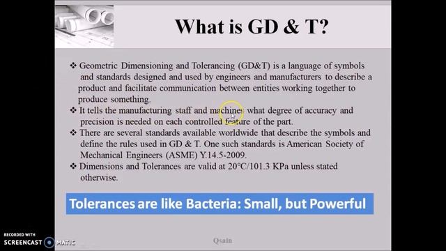 Geometric Dimensioning and Tolerancing (Overview) смотреть онлайн