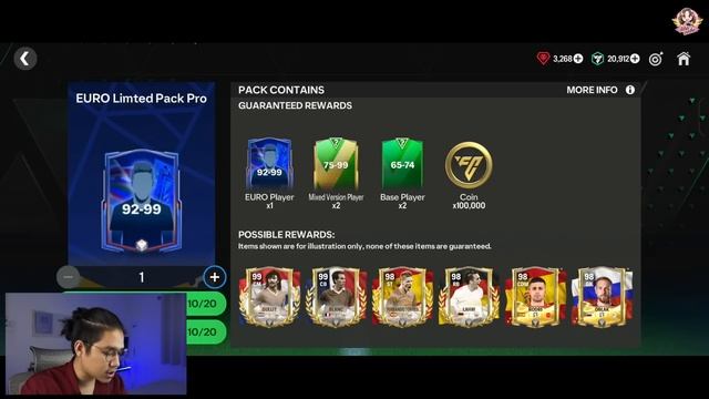 ผมเปิดแพ็ก UEFA EURO 2024 ทุกแพ็ก!!! FC Mobile смотреть онлайн