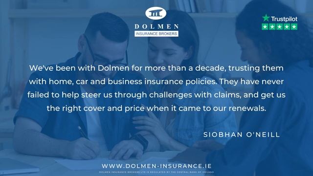 Dolmen Insurance, It's Not Just Business, It's Personal.
