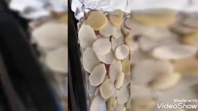 Мои рецепты : мясо с овощами в духовке. Mes recettes. Viande au four avec légumes. смотреть онлайн