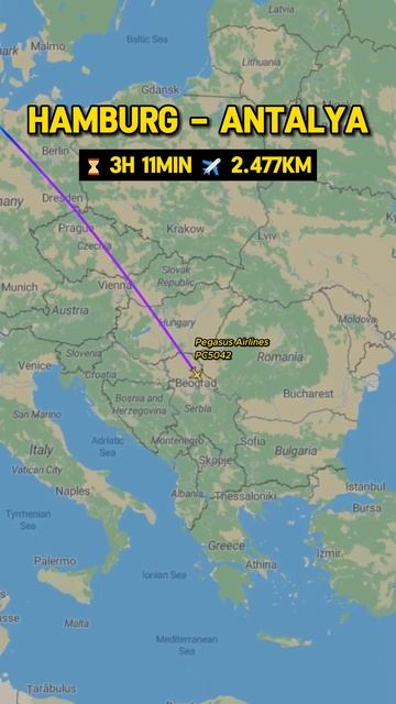 Hamburg (HAM) to Antalya (AYT) Pegasus Airlines PC5042 #flight #aviation #airplane #antalyaairport смотреть онлайн
