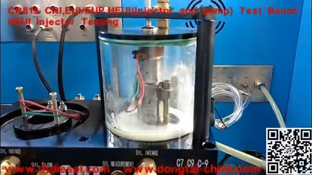 CR819 COMMON RAIL TEST BENCH HEUI Injector Testing смотреть онлайн