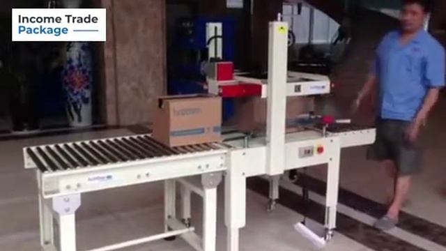 Видео работы заклейщика гофрокоробов FXJ6050 смотреть онлайн