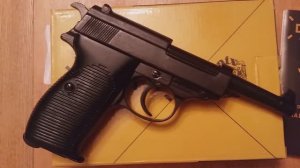 Пистолет Вальтер П-38 (Walther P38) макет ММГ, Denix replica 1081