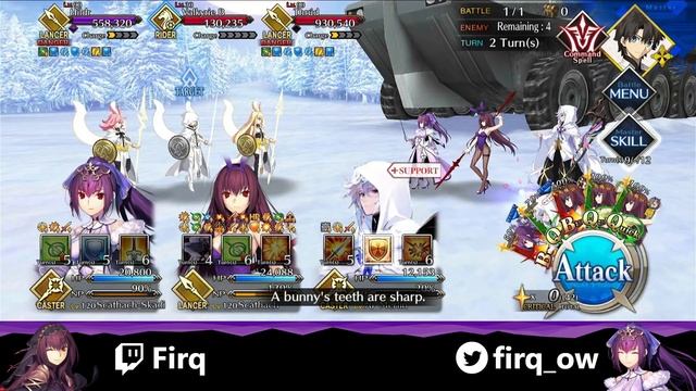 [FGO NA] Shishou vs Valkyries - [Road to LB7] Part 2 11-5 Super Recollection 3T смотреть онлайн