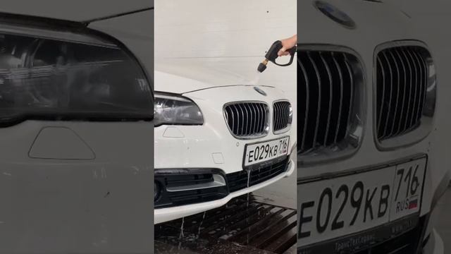 Краткая технология трёхфазной мойки автомобиля! Часть 1. смотреть онлайн