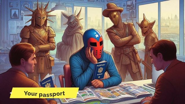 Passport Reg.Sorry but is a series created by Tony using AI Designer of Microsoft and Chat Gpt смотреть онлайн