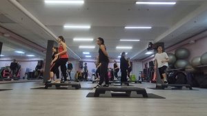 СТЕП АЭРОБИКА ЦЕЛАЯ ТРЕНИРОВКА / STEP AEROBICS