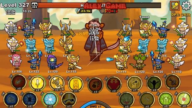 Asgard Skill Master Chapter 11-3 HARD (321-330 level Part 33) BOSS Titan смотреть онлайн