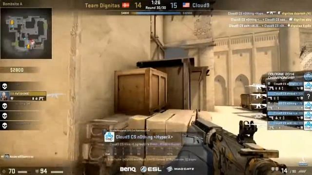 Cloud9 Победный момент против Dignitas смотреть онлайн