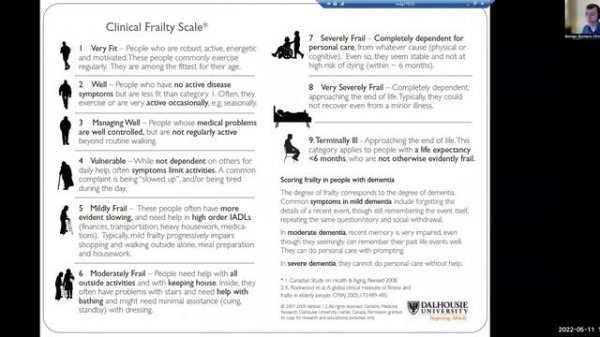Frailty Seminar Series: New Insights on Frailty