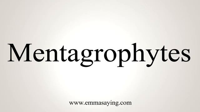 How To Say Mentagrophytes