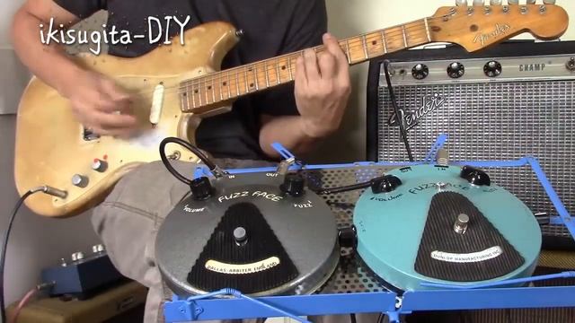 FuzzFace Vintage70 vs Reissue ヴィンテージと較べてみました。 смотреть онлайн