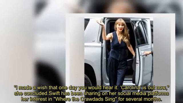 aylor Swift’s new song ‘Carolina’ based on Delia Owens’ novel ‘Where the Crawdads Sing’ смотреть онлайн