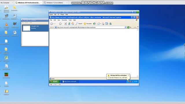 Windows XP Pro N runs in Microsoft VPC on Geek XP in VMware Workstation (test video) смотреть онлайн