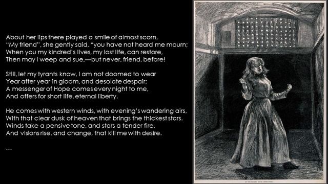 Emily Brontë THE PRISONER Poetry Reading | 19th Century Poem Reading | Victorian English Literature