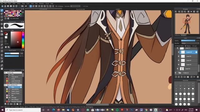 Geo archon | Zhongli speedpaint смотреть онлайн