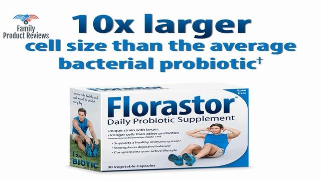 Florastor Daily Probiotic Supplement For Men And Women  Saccharomyces Boulardii Lyo CNCM I-745 250