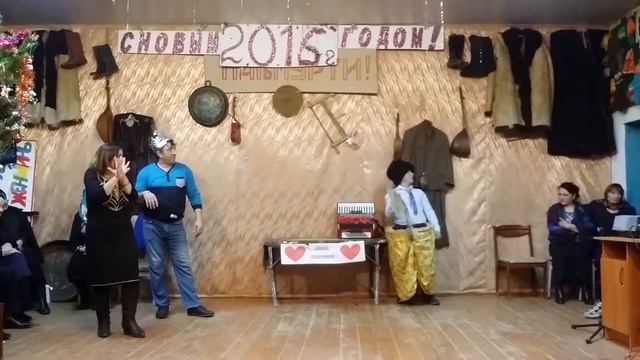 Бутринская СОШ. Новый год.