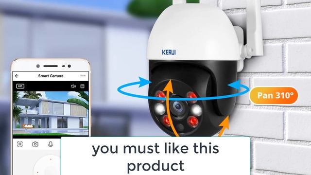 Best Security Camera | KERUI 3MP 5MP PTZ WiFi IP Security Camera Review смотреть онлайн