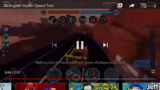 6x Bugatti Veyron Speed Test смотреть онлайн