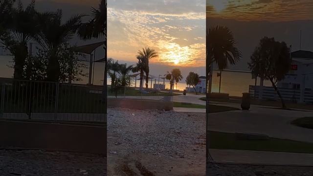 Dawn In Israel On The Shore Of The Dead Sea