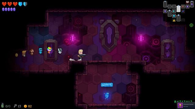 Neon Abyss - Defeating Argus using start weapon смотреть онлайн