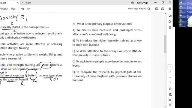 İNGİLİZCE YÖKDİL PARAGRAF SORU ÇÖZÜMÜ I ECE HOCA смотреть онлайн
