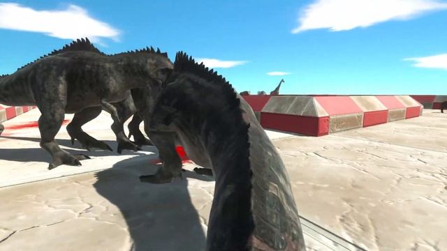 Jurassic world dominion: Giganotosaurus Vs Reptiles & Dinosaurs - Animal Revolt Battle Simulator смотреть онлайн